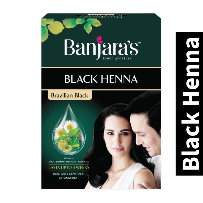 Banjara's Black Henna Hair Color 54g