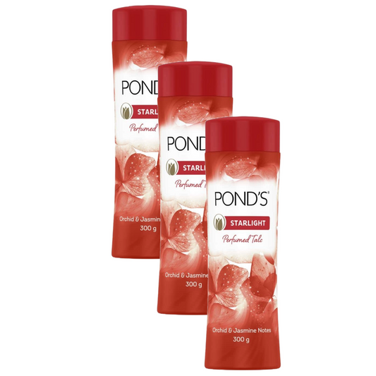 Ponds Starlight Orchid & Jasmine Notes Talc 300g Pack of 3