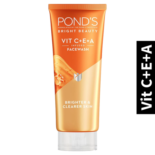 Bright Beauty Ponds Vit C+E+A Brighter & Cleanser Skin Face Wash 50g