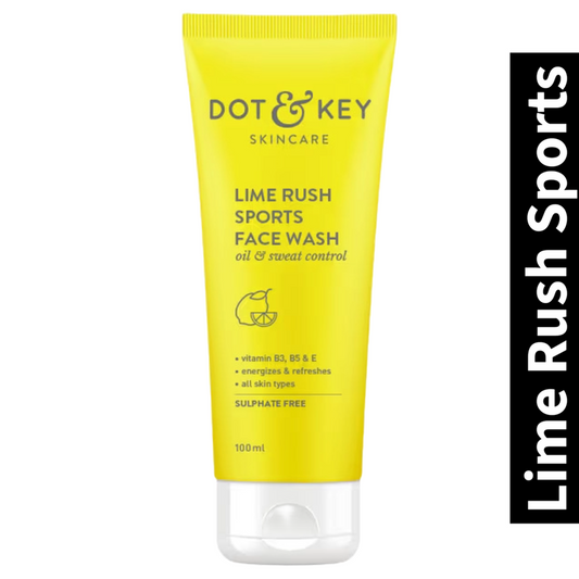 Lime Rush Sports Dot & Key Skincare Face Wash 100ml