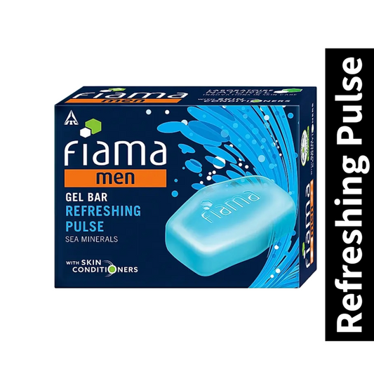 Sea Minerals Fiama Men Refreshing Pulse Gel Bar 125g