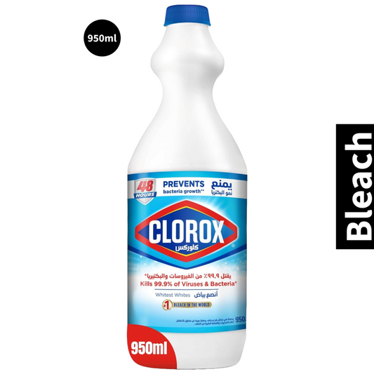 Liquid Bleach Clorox Kills 99.9% of Viruses 950ml