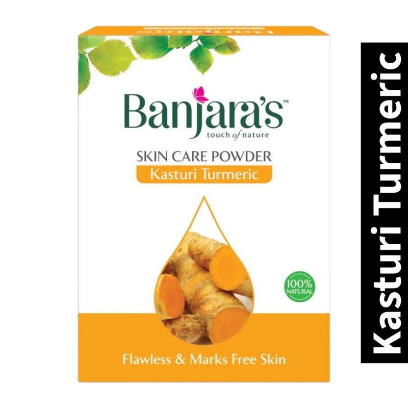 Banjara's Kasturi Turmeric Care Skin Powder 100g