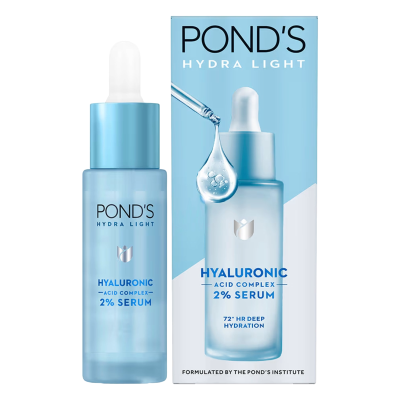 Hydra Light Ponds Hyaluronic 2% Serum 72 Hr Deep Hydration 28ml