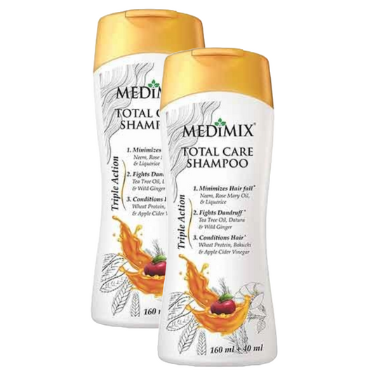 Medimix Triple Action Total Care Shampoo - 160ml (Pack Of 2)