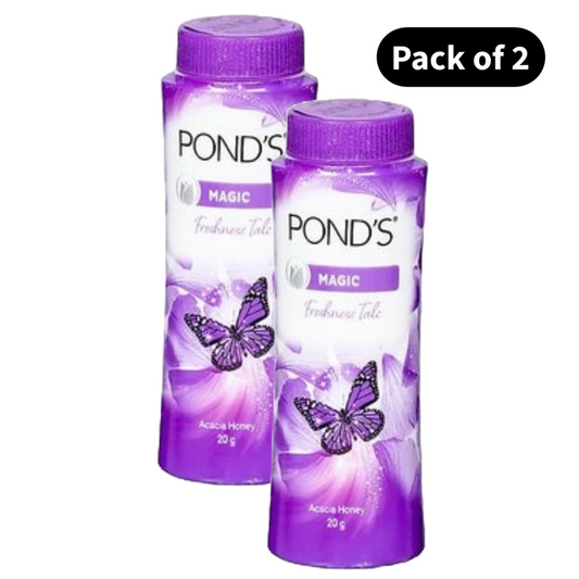 Ponds Magic Freshness Acacia Honey Talc (20gm) (Pack of 2)