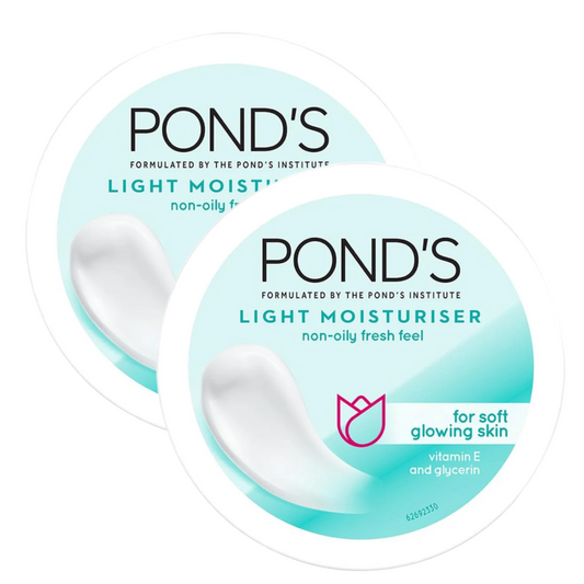 Ponds Light Moisturizer Vitamin E + Glycerin Cream - 74g (Pack Of 2)