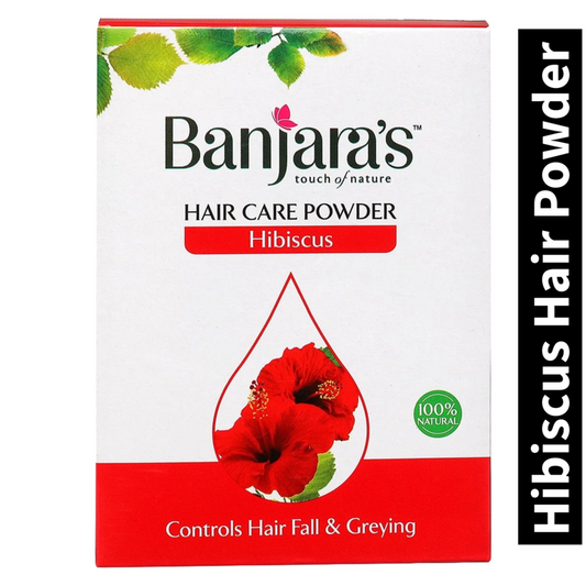 Care Banjara's Hibiscus Hair Fall Greying Hair Powder 100g