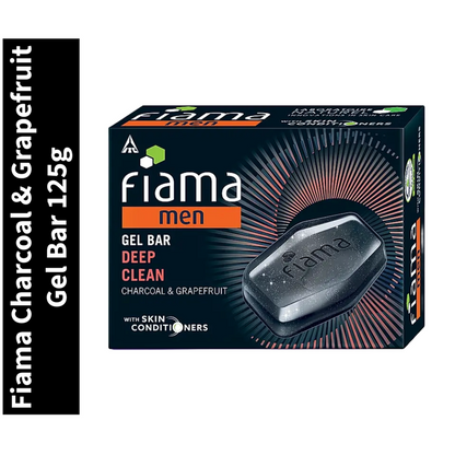 Charcoal & Grapefruit Fiama Men Deep Clean Gel Bar 125g