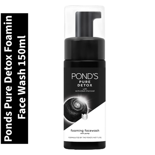 Pure Detox Ponds Activated Charcoal Foaming Face Wash 150ml