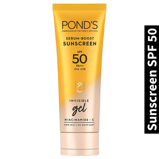 Sunscreen SPF 50 PA+++ Ponds Serum Boost Invisible Gel 100g