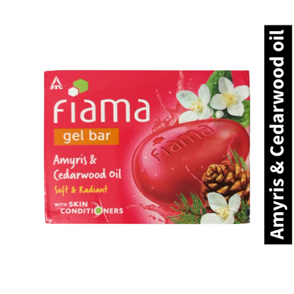 Amyris & Cedarwood Oil Fiama Soft & Radiant Gel Bar 125g