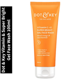 Skincare Dot & Key Vitamin C+E Super Bright Gel Face Wash 100ml