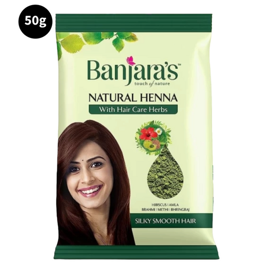 Care Herbs Silly Smooth Banjara's Natural Henna Hair Powder 50g