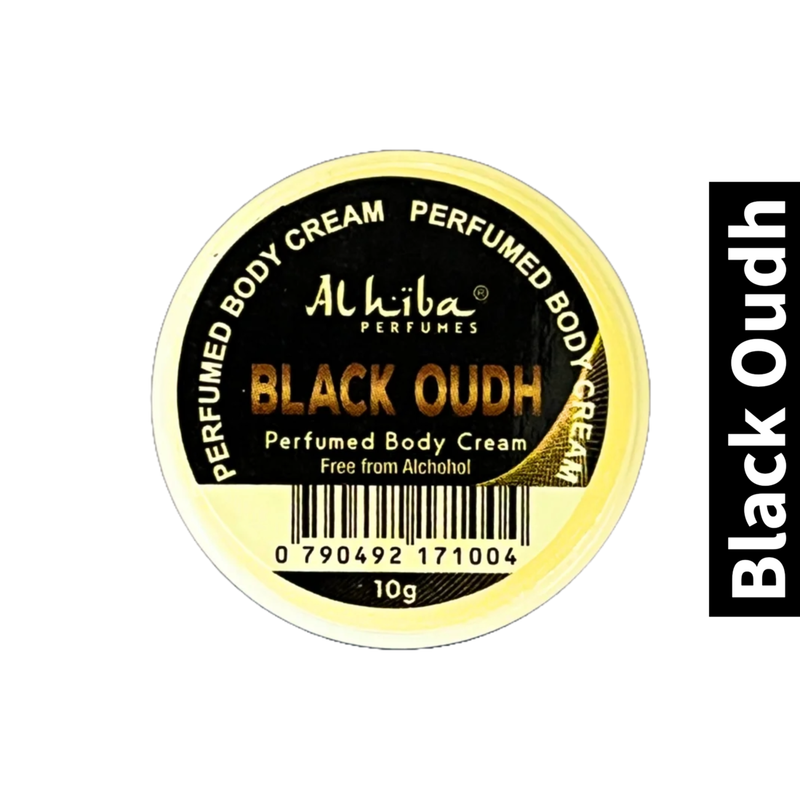 Perfume Body Cream Black Oudh Al Hiba 10g