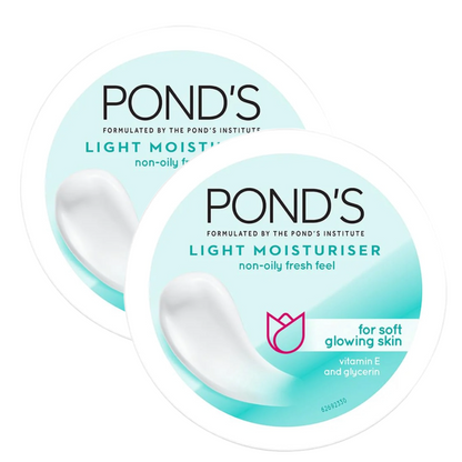 Ponds Light Moisturiser Cream (100ml) - Pack Of 2