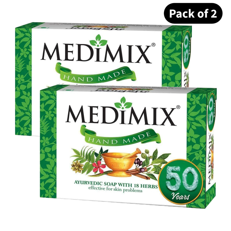 Medimix Classic Ayurvedic Bathing Soap - Pack Of 2 (20gm)