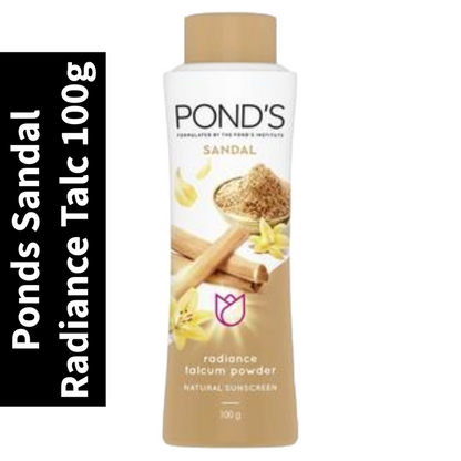 Ponds Sandal Radiance Talcum - 100g