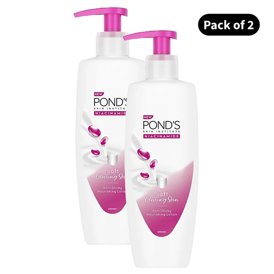 Ponds Niacinamide Soft Glowing Lotion (180ml) (Pack of 2)