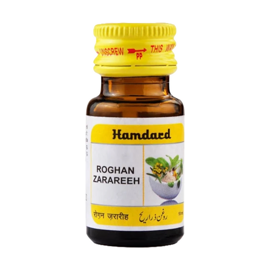 Hamdard Roghan Zarareeh helps in Regrowth of Long, Thick & Silky Hair - 10ml