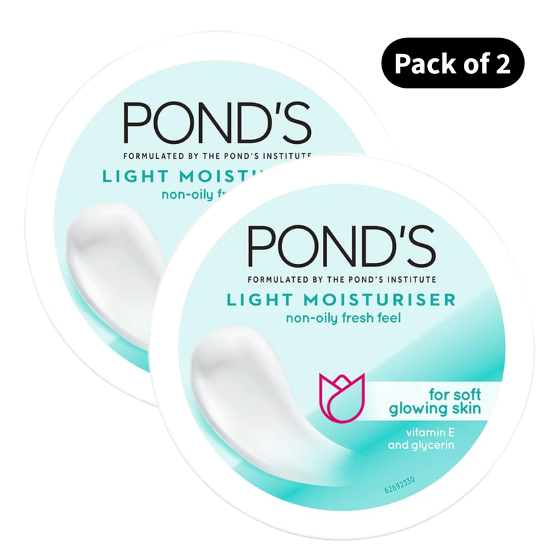 Ponds Light Cream Moisturiser 50 ml - Pack Of 2