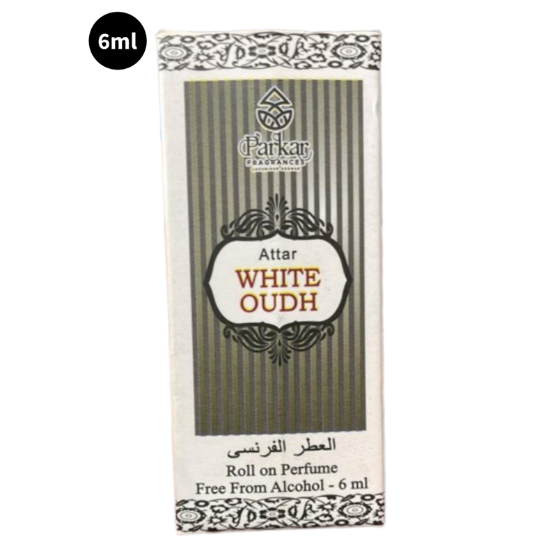 White Oudh Parkar Attar Perfume 6ml