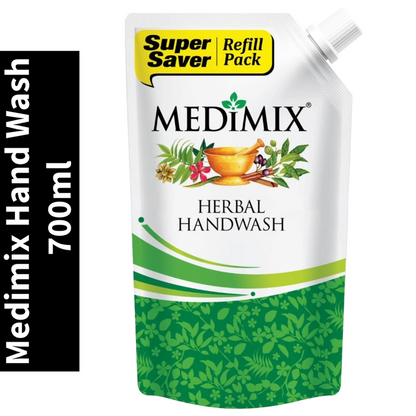 Medimix Hand Wash With 18 Herbs Herbal - 700ml