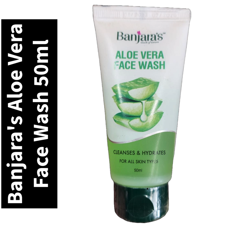 Banjara's Aloe Vera Skin Moisturizing Face Wash 50ml