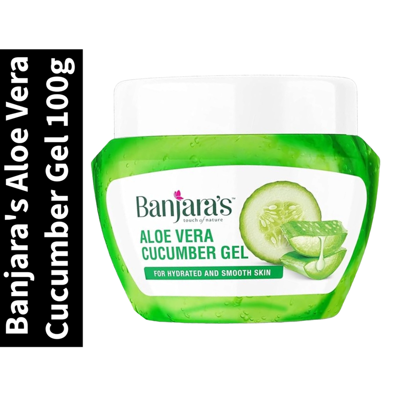 Banjara's Aloe Vera & Cucumber Skin Moisturizing Gel 100g