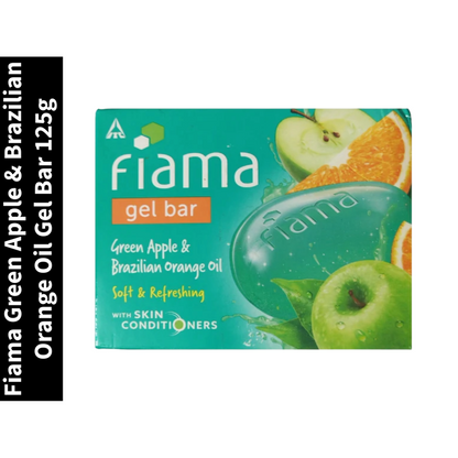 Apple & Brazilian Orange Oil Fiama Green Soft & Refreshing Gel Bar 125g