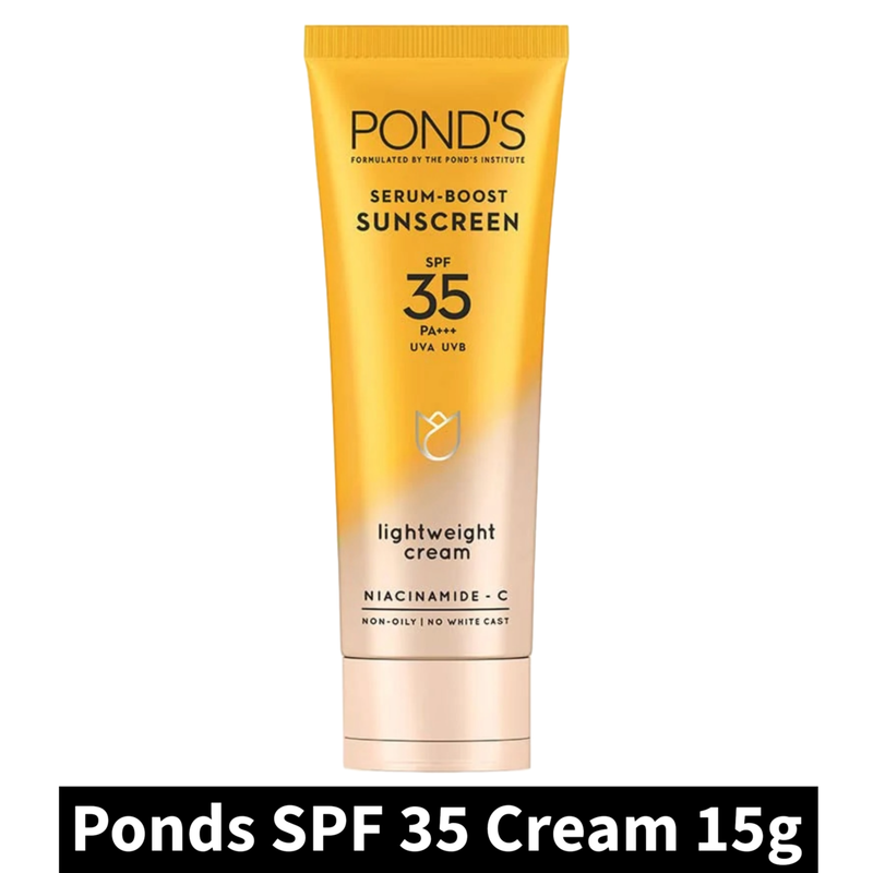 Sunscreen SPF 35 PA+++ Ponds Serum Boost Light Weight Cream 15g