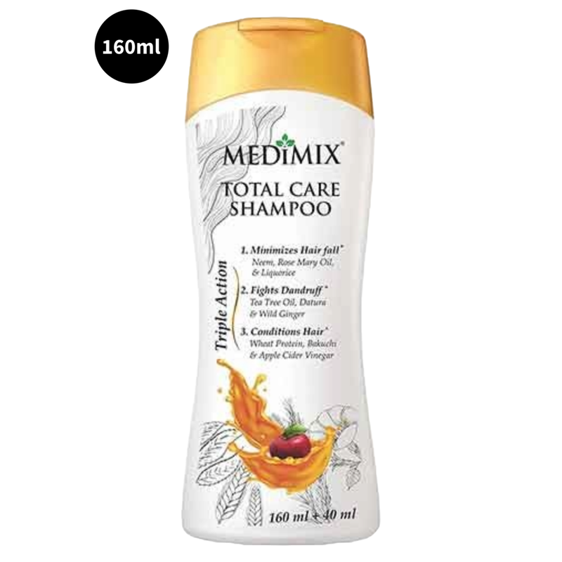 Medimix Classic Total Care Neem Shampoo with 18 Herbs (160ml)