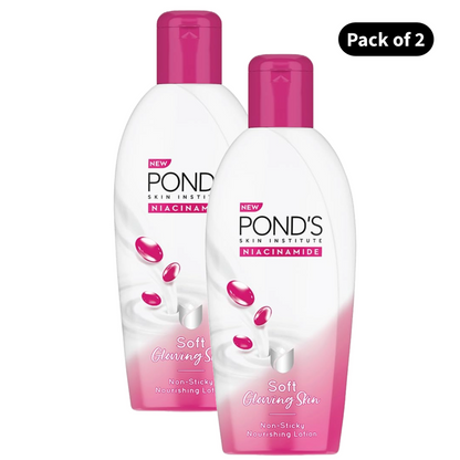 Ponds Niacinamide Soft Glowing Lotion (90ml) (Pack of 2)