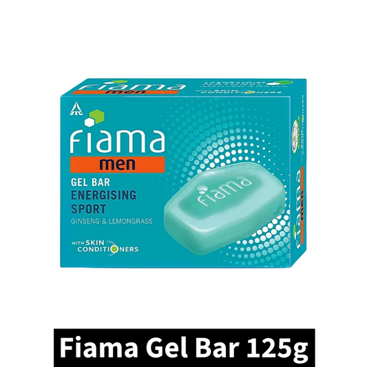 Fiama Men Energising Sport Gel Bar (125gm)(Pack of 1)