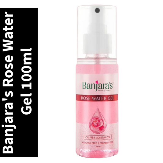 Rose Water Gel Banjara's Soft & Young 100ml Premium