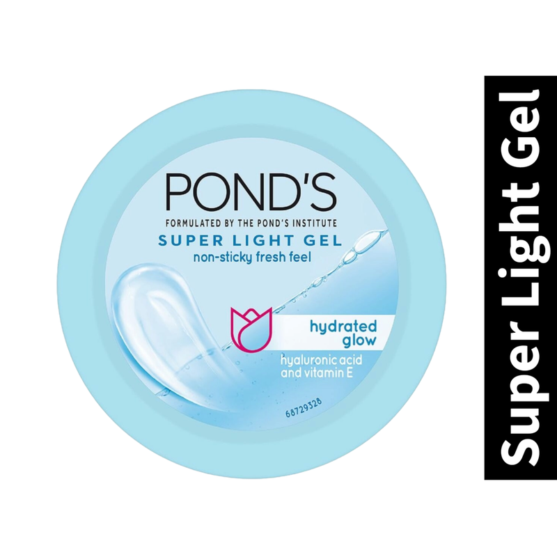 Ponds Super Light Gel Oil Free Moisturiser With Hyaluronic Acid + Vitamin E - 50ml