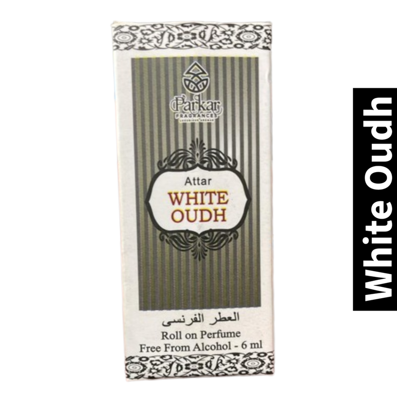 Parkar Attar Perfume White Oudh 6ml