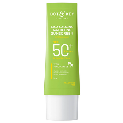 Dot & Key Skincare Cica Calming Mattifying Sunscreen SPF 50 PA++++ 50g