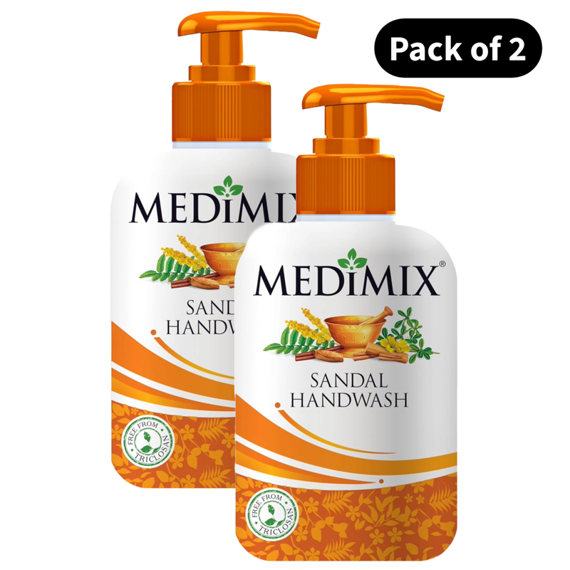 Medimix Classic Sandal Hand Wash - Pack Of 2 (225ml)