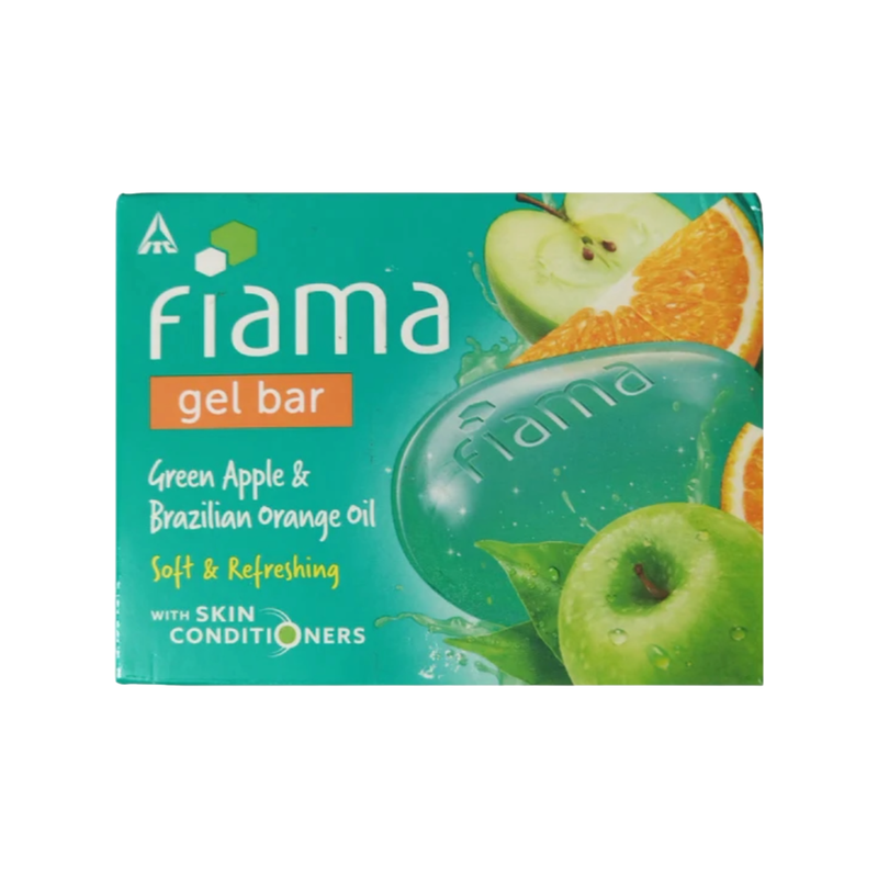 Fiama Green Apple & Brazilian Orange Oil Soft & Refreshing Gel Bar 125g