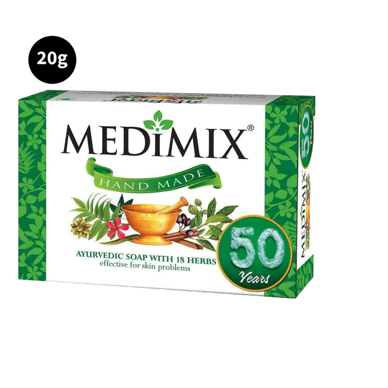 Medimix Classic Ayurvedic Bathing Soap with 18 Herbs (20gm)