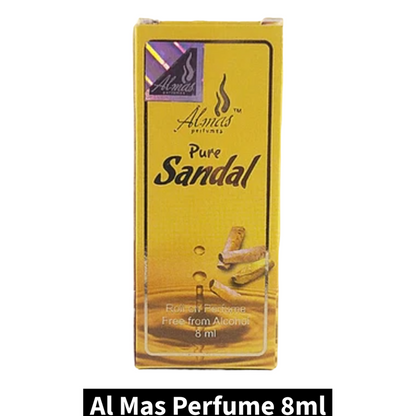 Al Mas Roll On Perfume Sandal (8ml)(Pack of 1)