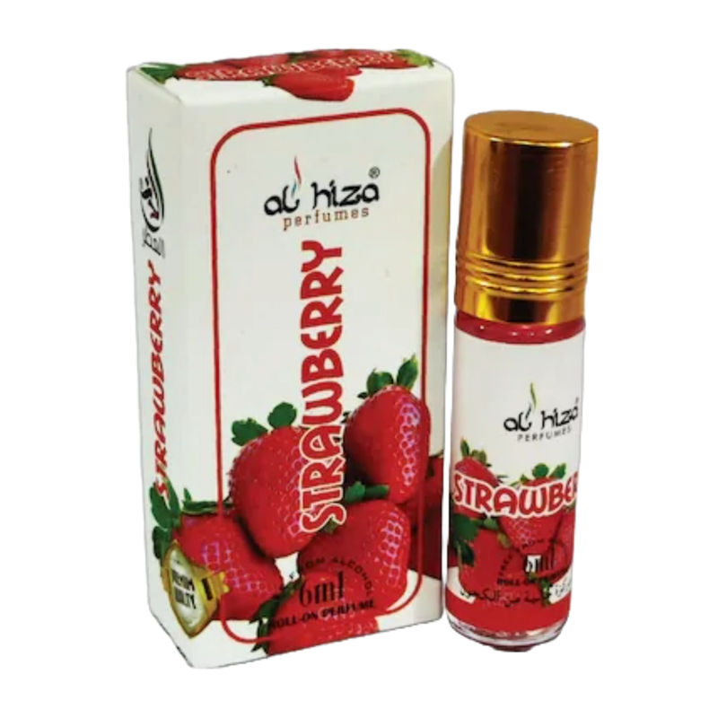 Al Hiza Strawberry Roll On Perfume 6ml Pack of 2