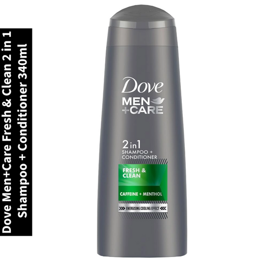 Dove Fresh & Clean 2 in 1 Shampoo + Conditioner Men+Care 340ml