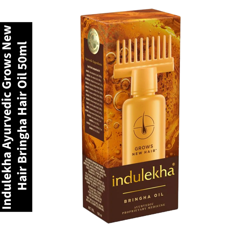 Grows New Hair Indulekha Ayurvedic Bringha Hair Oil 50ml