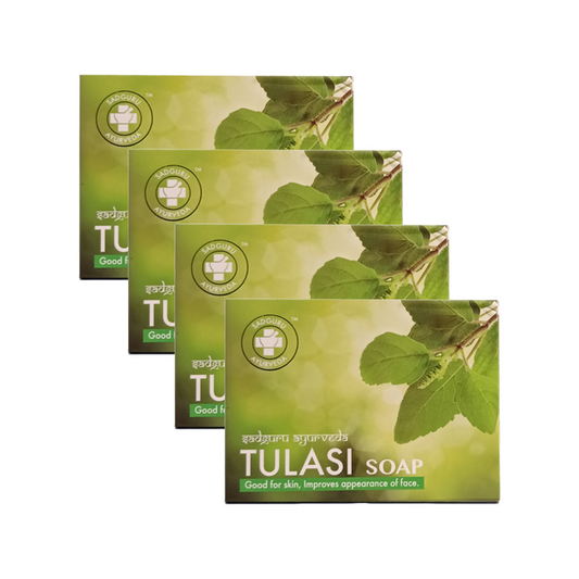 Sadguru Ayurveda Tulasi Soap 75g Pack of 4