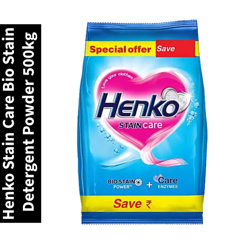 Henko Bio Stain Detergent Powder Stain Care 500gm