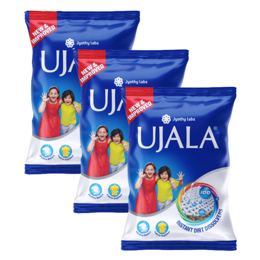 Ujala Instant Dirt Dissolvers Detergent Washing Powder 4Kg Pack of 3