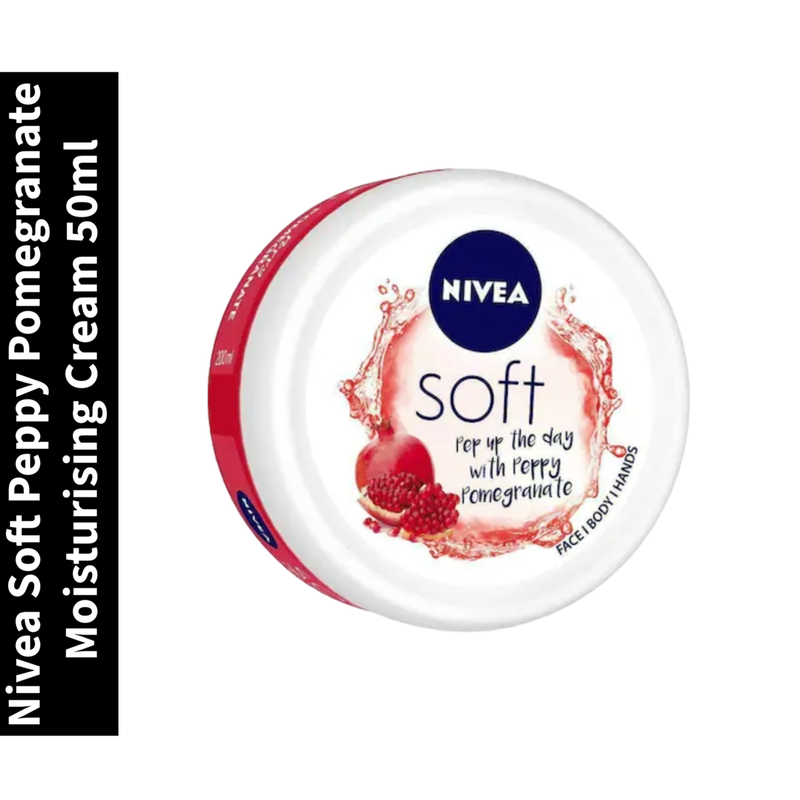 Nivea Peppy Pomegranate Moisturising Cream Soft 50ml