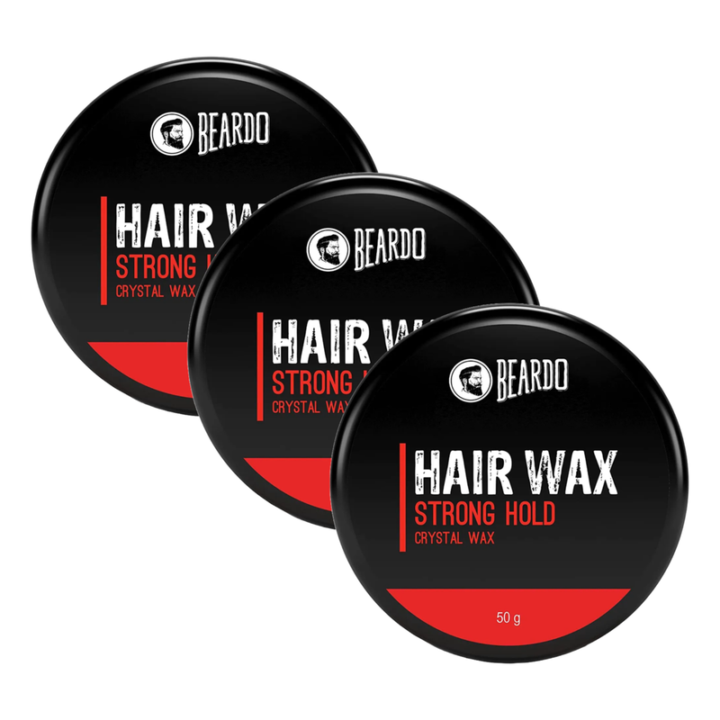 Beardo Strong Hold Crystal Hair Wax 50g Pack of 3